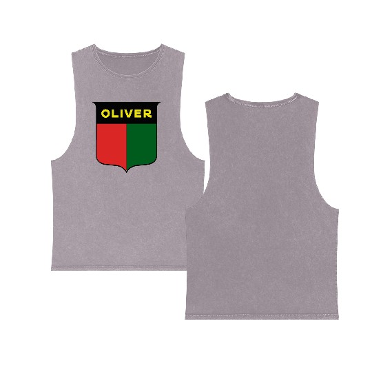 Oliver farm RED Green Double Sided Mineral Wash Tank Tops