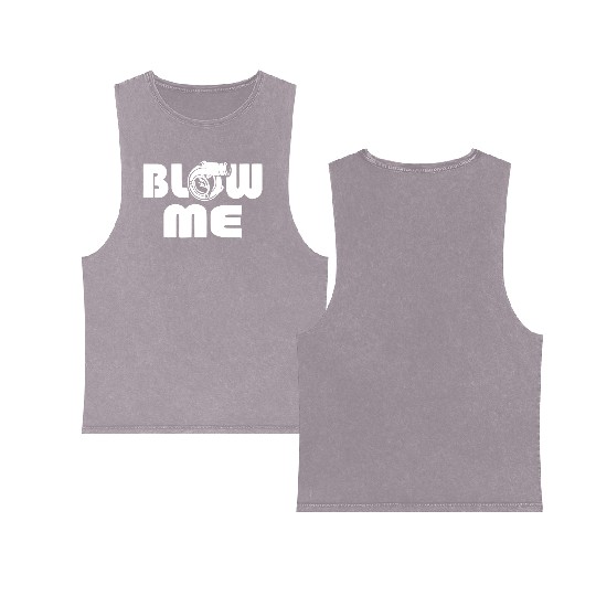 Blow Me Turbo Boost Car Tuning Drift JDM Gift Double Sided Mineral Wash Tank Tops
