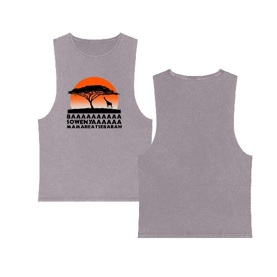 That Lion King Song Double Sided Mineral Wash Tank Tops