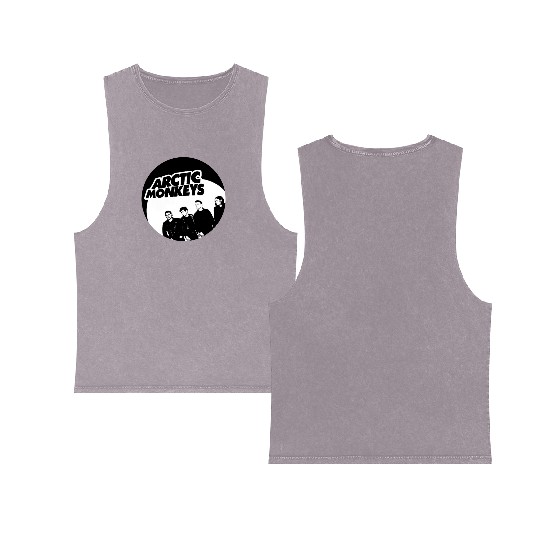 arctic monkeys Double Sided Mineral Wash Tank Tops