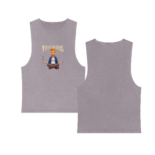 Tyler Childers Double Sided Mineral Wash Tank Tops