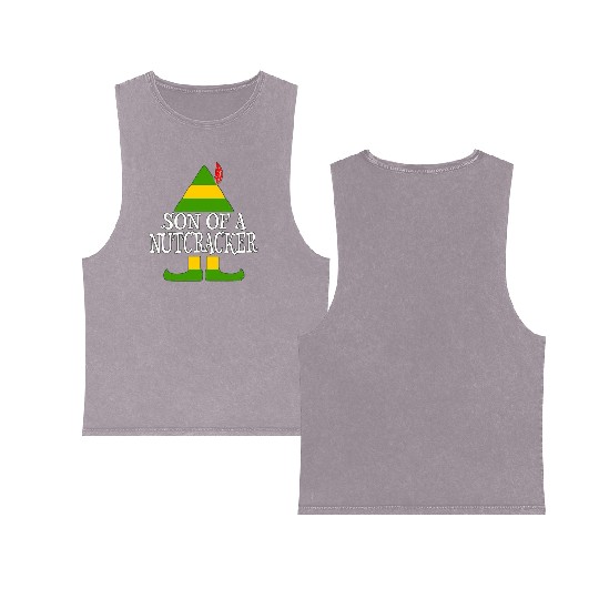 Son of a nutcracker Double Sided Mineral Wash Tank Tops