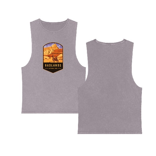 Badlands National Park Double Sided Mineral Wash Tank Tops