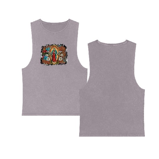 Virgin Mary Double Sided Mineral Wash Tank Tops