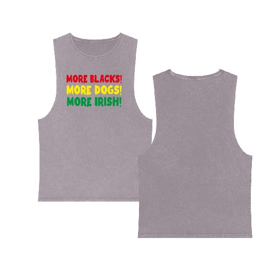 Fuck It Die Then Double Sided Mineral Wash Tank Tops