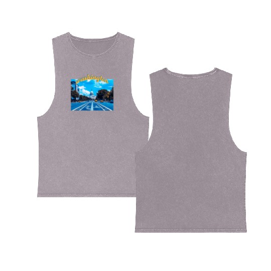Washington DC Double Sided Mineral Wash Tank Tops