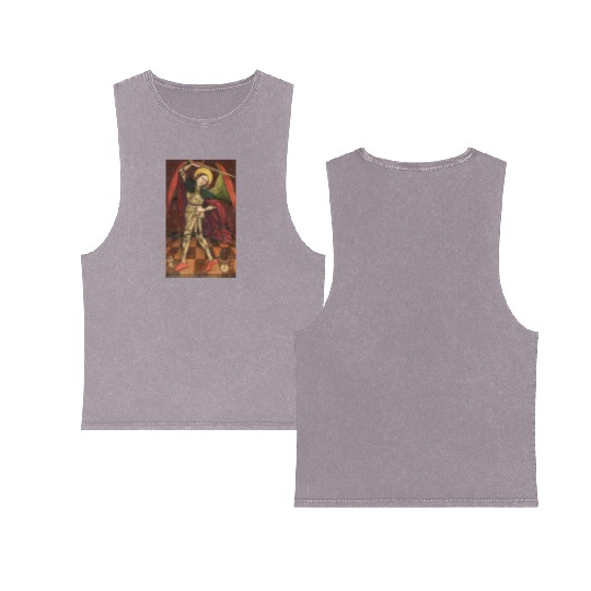 Saint Michael in Bakabánya Double Sided Mineral Wash Tank Tops