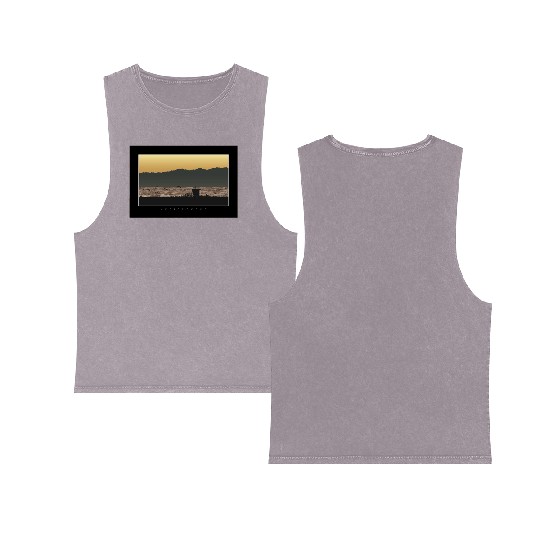 Venice Beach California Sunset Double Sided Mineral Wash Tank Tops