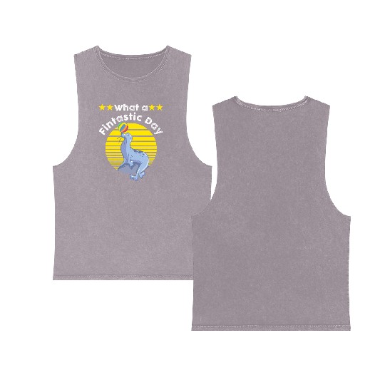 Seal Pun Double Sided Mineral Wash Tank Tops