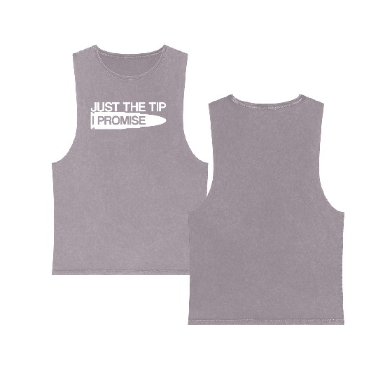JUST THE TIP Double Sided Mineral Wash Tank Tops