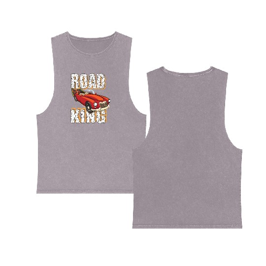 ROAD KING Double Sided Mineral Wash Tank Tops