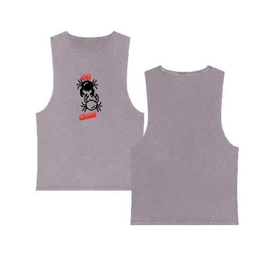 Oh Crab! Double Sided Mineral Wash Tank Tops