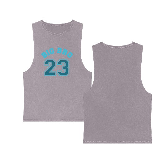 Big Bro 2023 Big Brother Baby Pregnancy Birth Boy Double Sided Mineral Wash Tank Tops