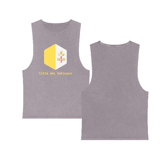 cittàdelvaticano Double Sided Mineral Wash Tank Tops