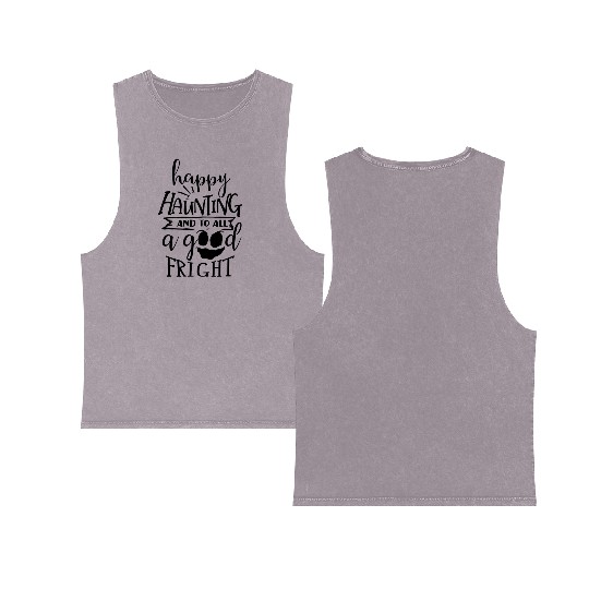 Fright Night Double Sided Mineral Wash Tank Tops
