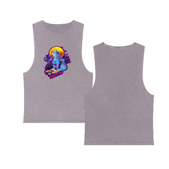 Trick or Treat, Smell my Feet Double Sided Mineral Wash Tank Tops