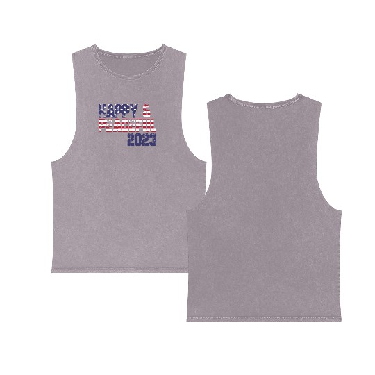 Freedom for all mankind Double Sided Mineral Wash Tank Tops