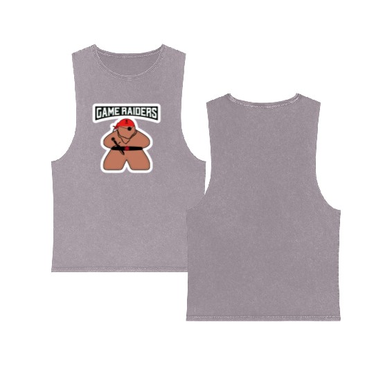 Game Raiders Double Sided Mineral Wash Tank Tops