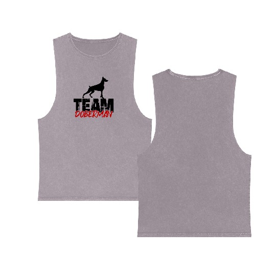 Team Doberman Double Sided Mineral Wash Tank Tops