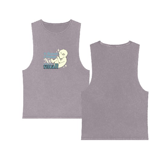 Anti Abortion Pro Life Conservative Gift Idea Double Sided Mineral Wash Tank Tops