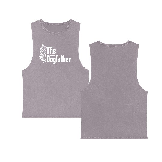 The Dogfather Double Sided Mineral Wash Tank Tops