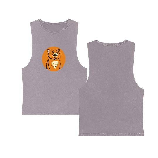 The Best Funny Cat Gifts For Cat Lovers Double Sided Mineral Wash Tank Tops