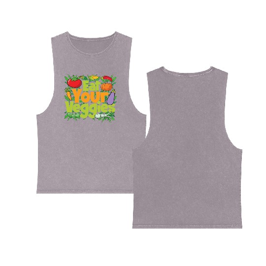 Eat Your Veggies Double Sided Mineral Wash Tank Tops