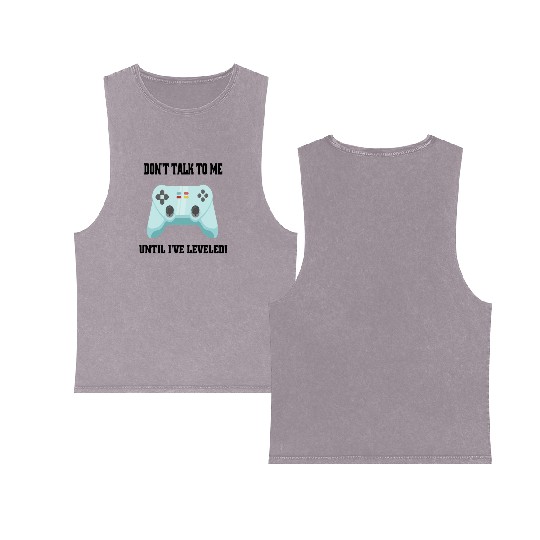 Video game fanatic Double Sided Mineral Wash Tank Tops
