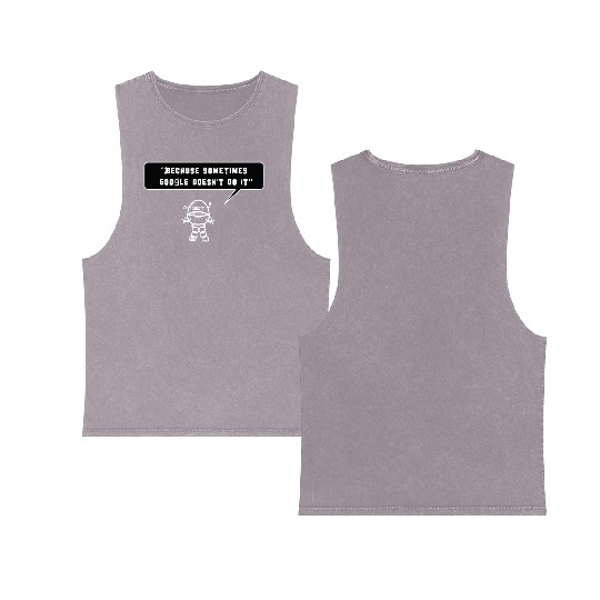Because sometimes Google doesn't do it Double Sided Mineral Wash Tank Tops