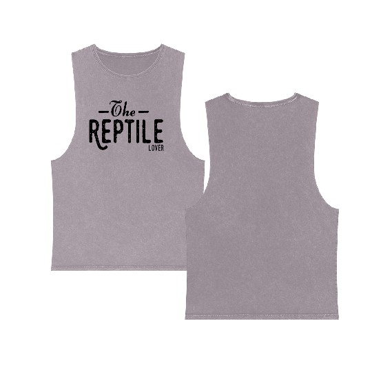 The Reptile Lover Double Sided Mineral Wash Tank Tops
