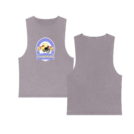 Champions Super Bowl 57 Classic Double Sided Mineral Wash Tank Tops