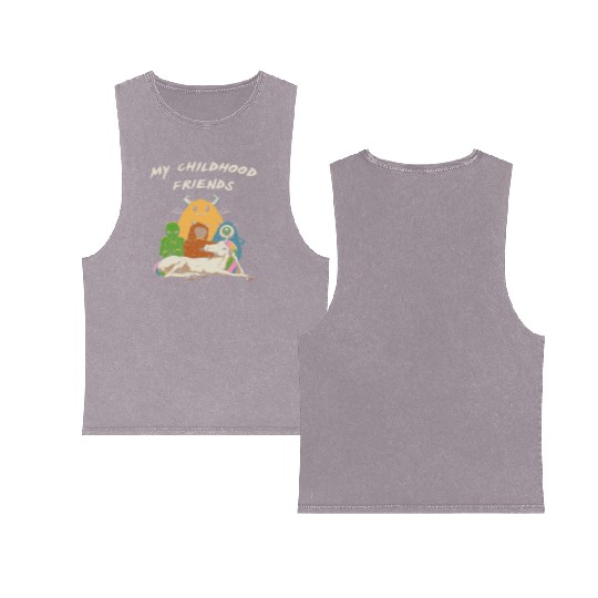 Imaginary Friends Club Double Sided Mineral Wash Tank Tops
