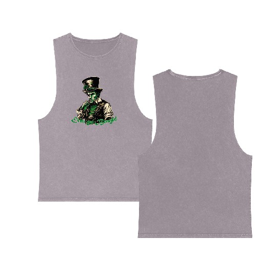 St Patrick´s day, Erin go Bragh! Double Sided Mineral Wash Tank Tops