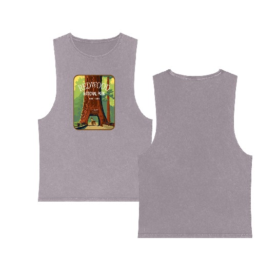 redwood Double Sided Mineral Wash Tank Tops