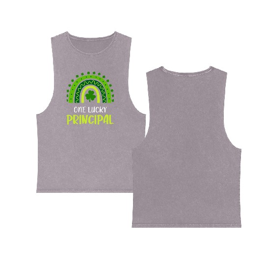 Principal St. Patrick's Day Double Sided Mineral Wash Tank Tops