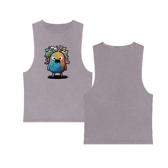 my imaginary friends Double Sided Mineral Wash Tank Tops