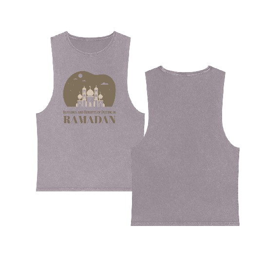 Ramadan Double Sided Mineral Wash Tank Tops