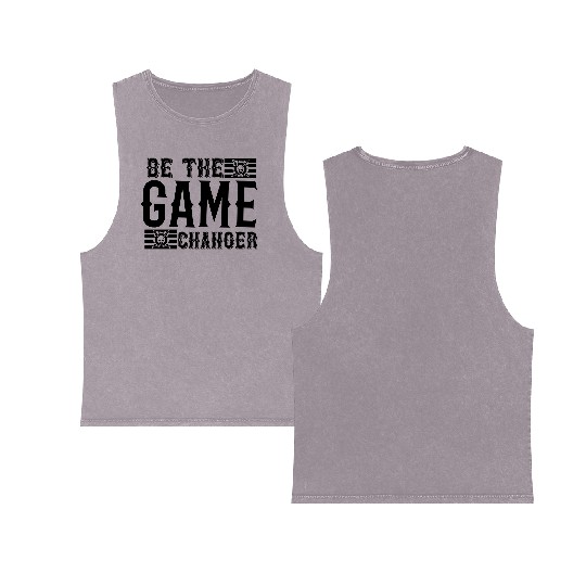 Be the game changer Double Sided Mineral Wash Tank Tops