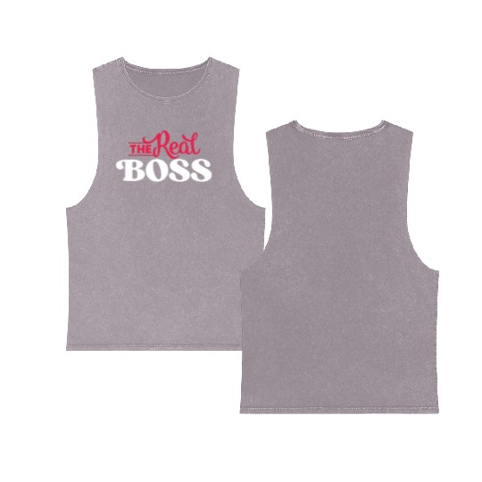 The Real Boss Double Sided Mineral Wash Tank Tops