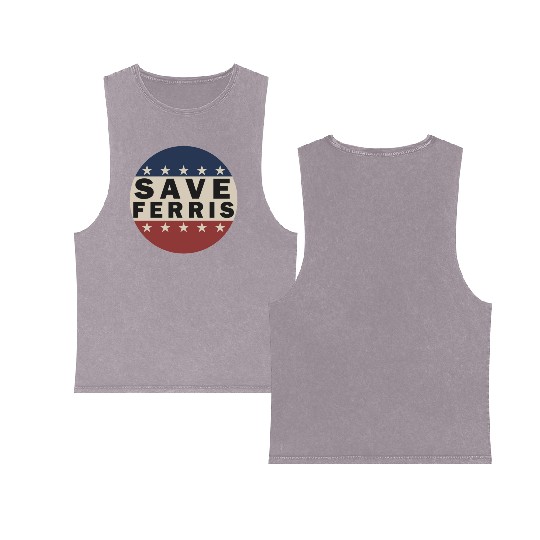 Save Ferris Double Sided Mineral Wash Tank Tops