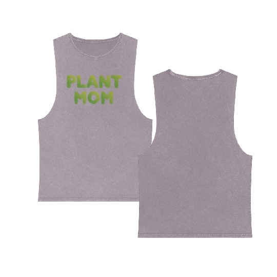 Plant Mom Double Sided Mineral Wash Tank Tops