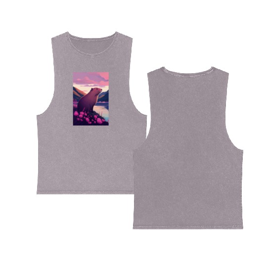 Capybara Nature Capibara Double Sided Mineral Wash Tank Tops
