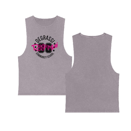 Degrassi Panthers Gym Double Sided Mineral Wash Tank Tops