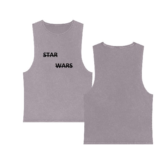 walmart star wars Double Sided Mineral Wash Tank Tops