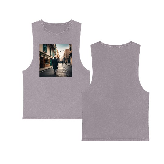 Fantasy pictures ,town Morocco ,city casablanca Double Sided Mineral Wash Tank Tops