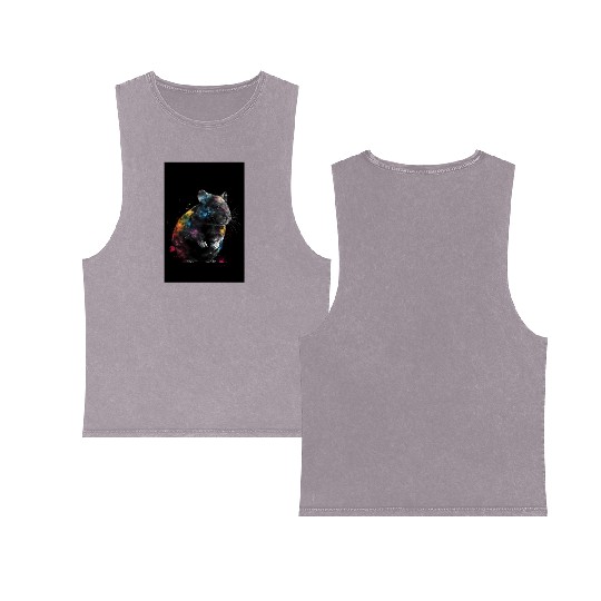 Chinchilla Colorful Double Sided Mineral Wash Tank Tops
