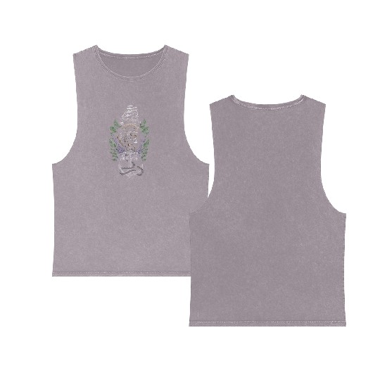 we sail when the ocean calls - for Black Double Sided Mineral Wash Tank Tops
