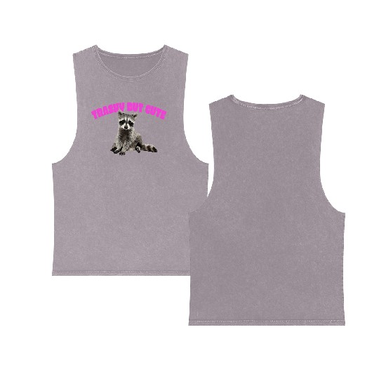 Trashy But Baby Rac Double Sided Mineral Wash Tank Tops