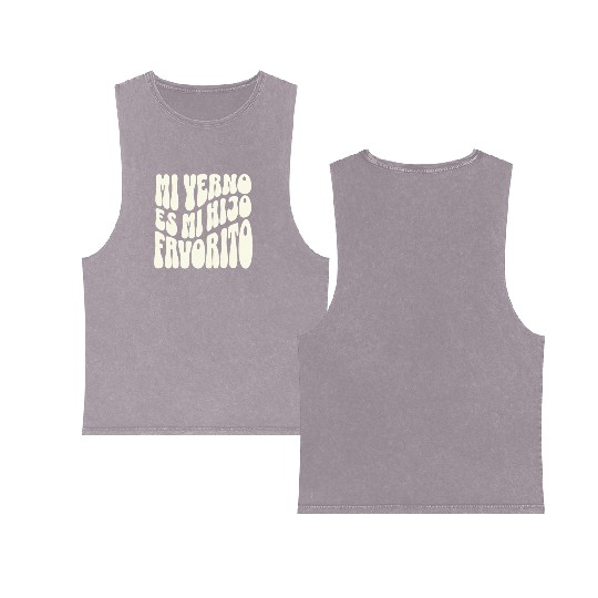 My Son-In-Law Is Favorite Child Mi Yerno Es Mi Double Sided Mineral Wash Tank Tops