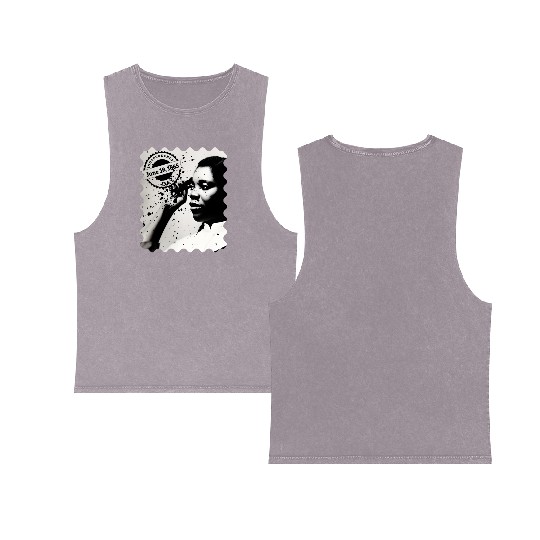 Juneteenth Day, 19 June / Independence Day Double Sided Mineral Wash Tank Tops